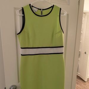 Lime Green Donna Morgan Midi